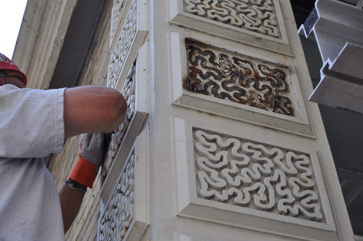 Iron Block building restoration